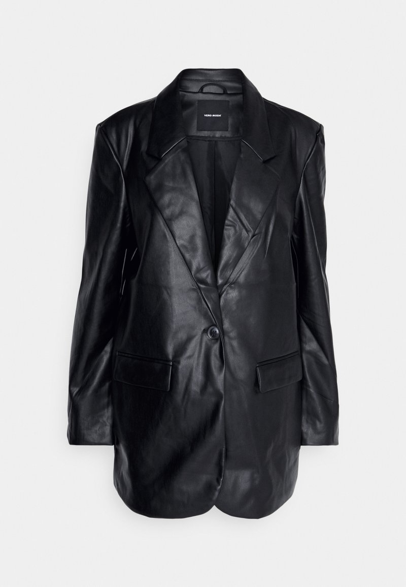 Vero Moda Tall Halflange jas zwart