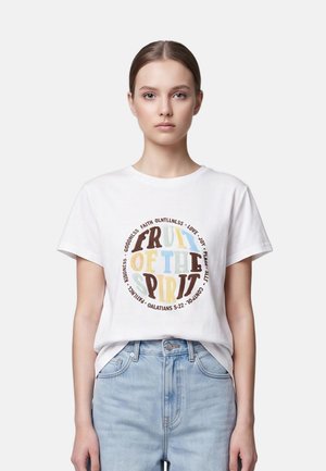 Chiara Ferretti, CHIARA FERRETTI TEE - T-shirt con stampa - bianco