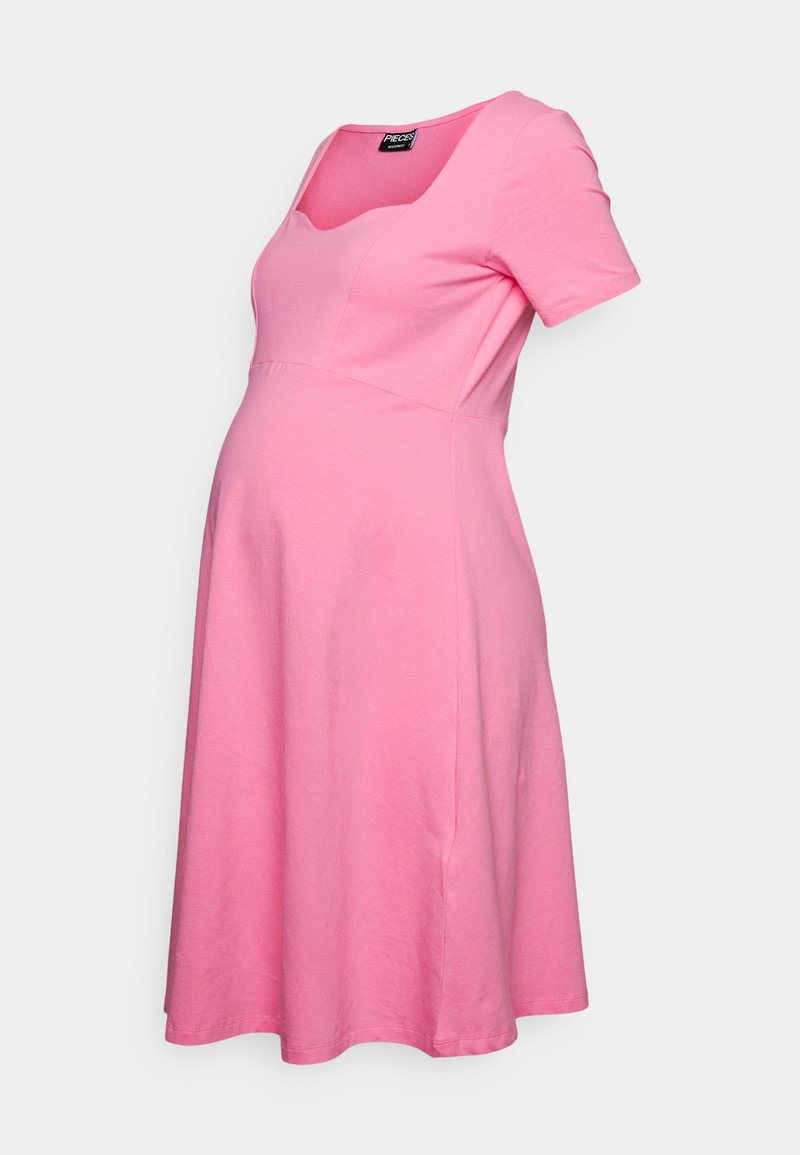 Pieces Maternity Jerseyjurk donkerroze