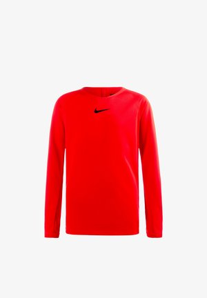 DRY PARK FIRST LAYER - Langarmshirt - bright crimson black