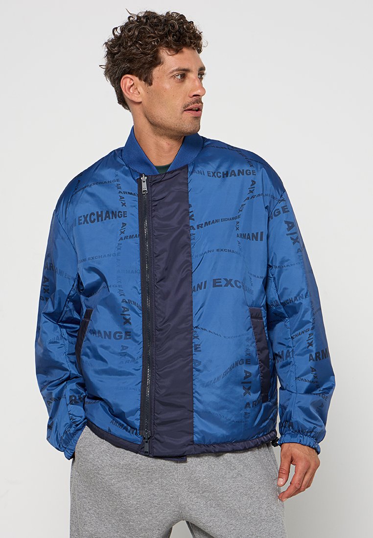 Armani Exchange Bomberjacks blauw Armani Exchange Bomberjacks blauw
