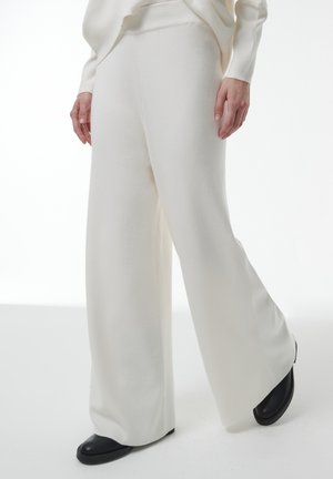 WIDE-LEG - Broek - white
