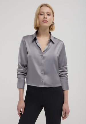 Calliope CROP IN SIMIL - Camicia - grigio