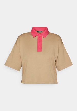 J.LINDEBERG Sports TINA TOP - Polo shirt - tigers eye