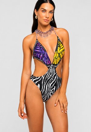 4Giveness, MONOKINI SAVAGE - Costume da bagno - white/black