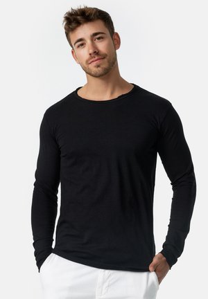 INDICODE JEANS LONGSLEEVE WILLBUR - Langarmshirt - black