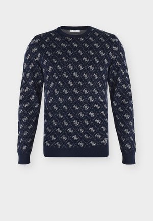 Guess, MARTIN - Πουλόβερ - blue and grey 4g mon