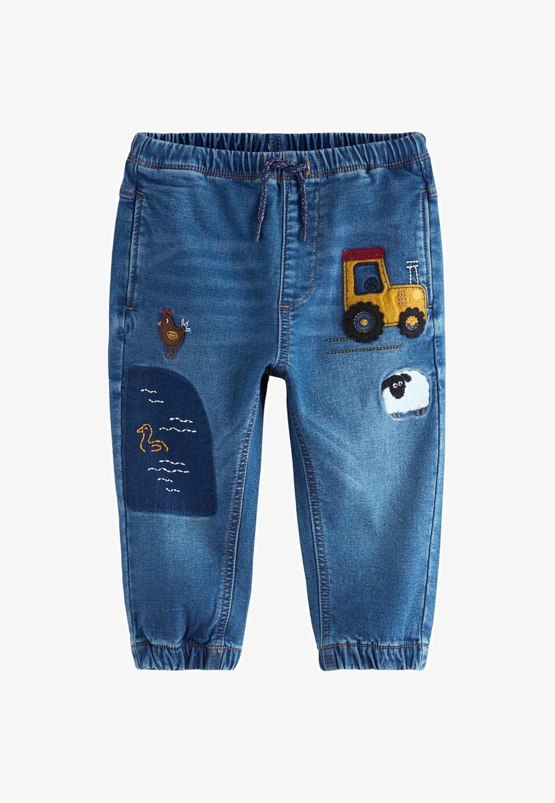 Next REGULAR FIT - Jeans Tapered Fit - mid blue farmyard