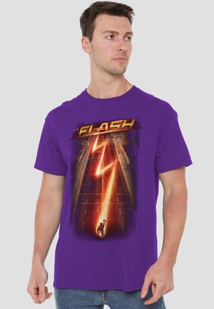 Cotton Soul, THE FLASH FLASH AVE - Print T-shirt - purple