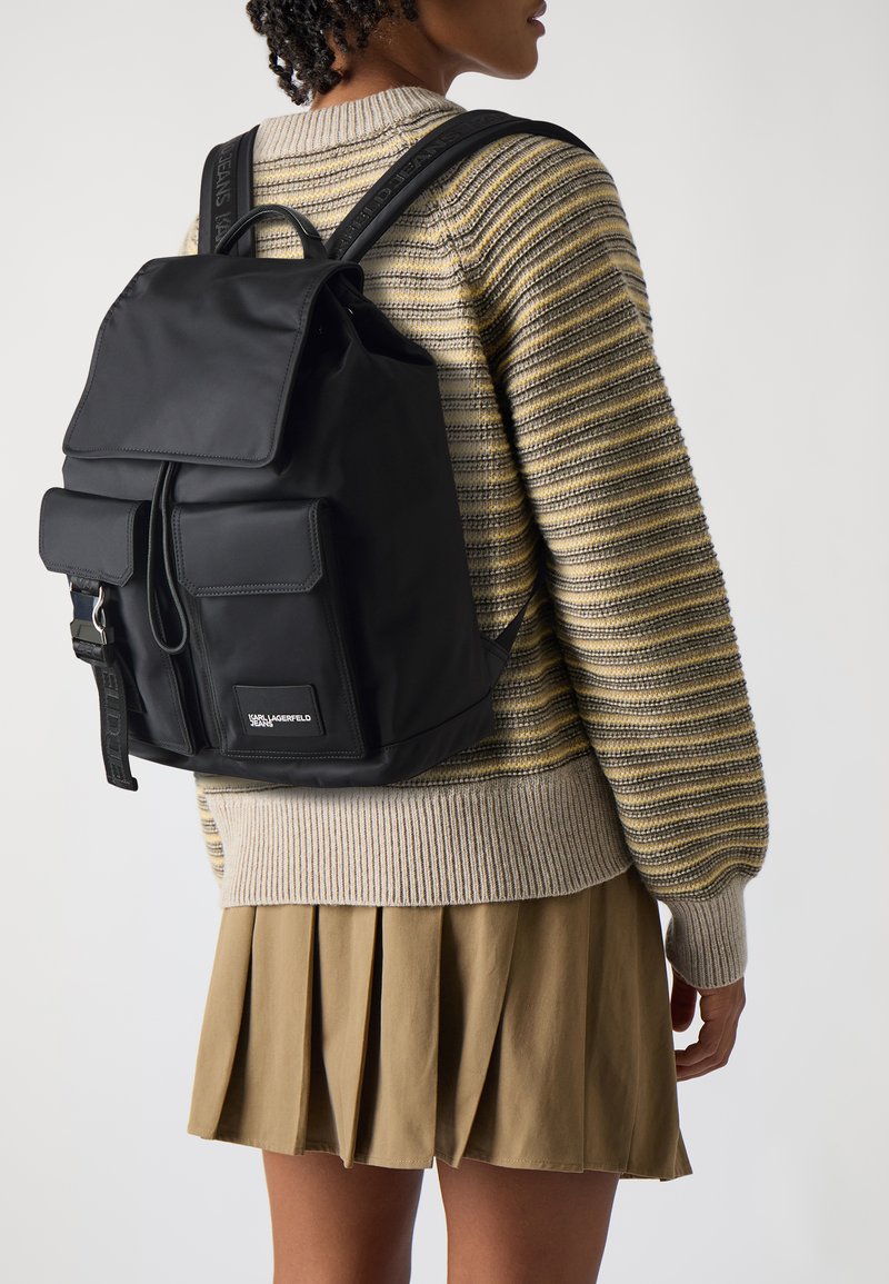 Karl Lagerfeld Jeans UTILITY BACKPACK UNISEX - Ryggsäck - black