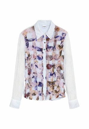 Desigual, PRINTED LONG-SLEEVE SHIRT - Overhemdblouse - blue