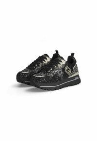 LIU JO WITH GLITTER - Sneakers basse - black