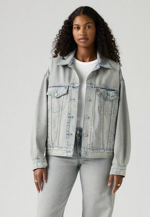 Levi's® 90S TRUCKER SNOW PIC - Veste en jean - boss business trucke
