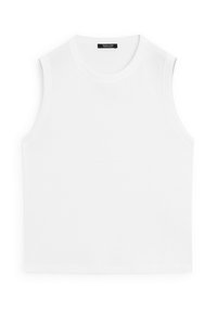 BOXY FIT WITH CREW NECK - T-shirt basic - white
