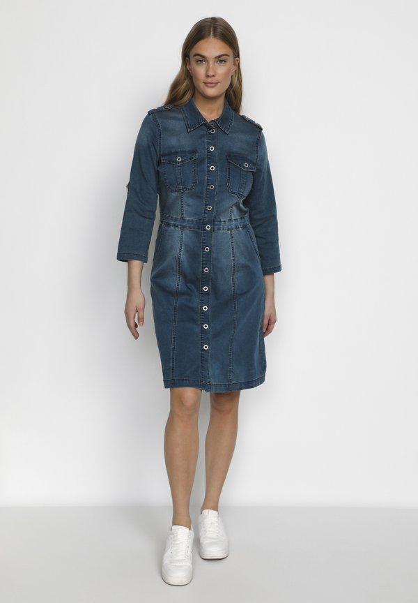 UNIFORM DRESS - Denim dress3