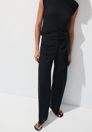 Mango, ADULT - Trousers - black