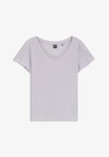 BOSS COSY WAFFLE_T-SHIRT - Haut de pyjama - open purple thirteen
