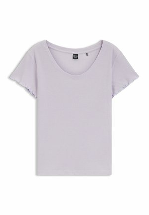 BOSS, BOSS COSY WAFFLE_T-SHIRT - Maglia del pigiama - open purple thirteen