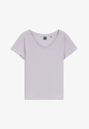 BOSS, BOSS COSY WAFFLE_T-SHIRT - Maglia del pigiama - open purple thirteen