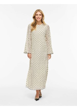 VIEBLA LANGÄRMELIGES - Robe longue - cloud dancer