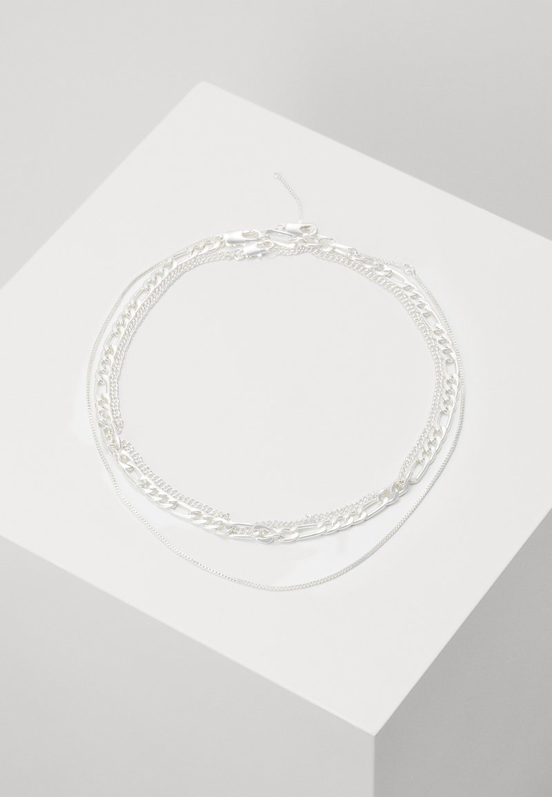 Weekday UNITY NECKLACE 3 PACK - Colar - silver-coloured