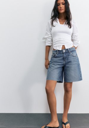 PULL&BEAR, Short en jean - blue denim