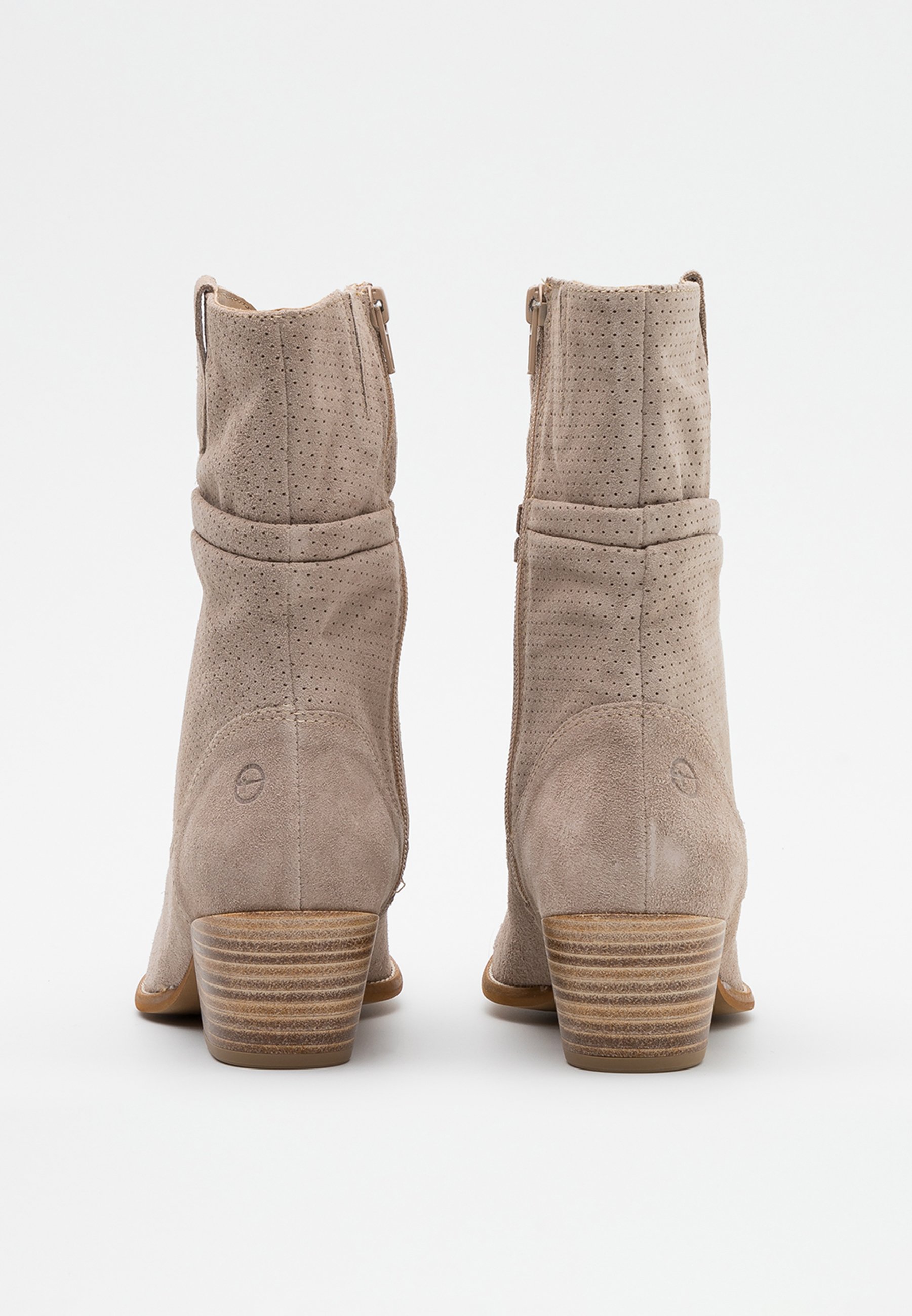 BOOTS Cowboy Bikerlaarsjes taupe BOOTS Cowboy Bikerlaarsjes taupe