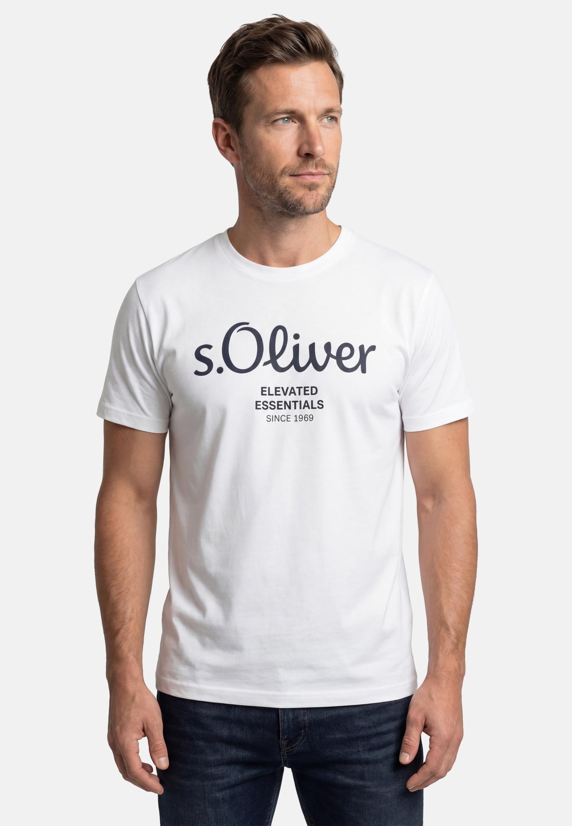 S.Oliver 5 Pack - T-shirt Con Stampa - Weiß Grün/avorio