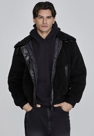 Giacca in pile - black