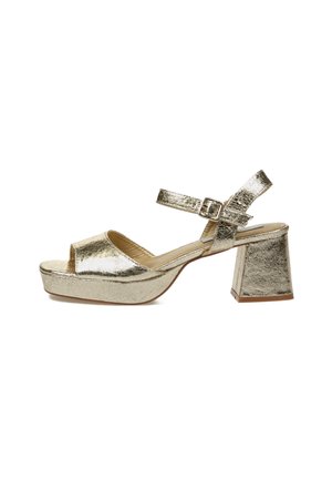 KACEY - Sandalias con plataforma - oro