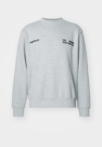 Jack & Jones PREMIUM JPRBLAHARVEY BRANDING CREW UNISEX - Melegítőfelső - light grey melange