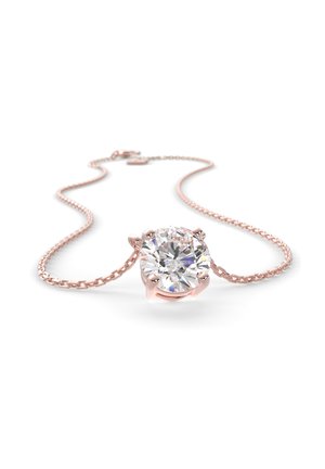 Necklace - rose gold-coloured