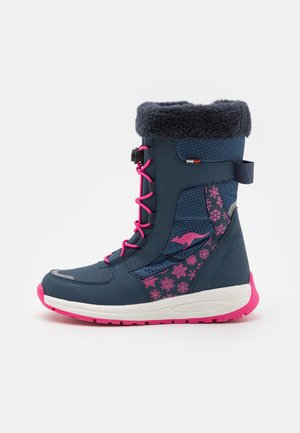 KP-GASTIN - Téli csizmák - dark navy/daisy pink