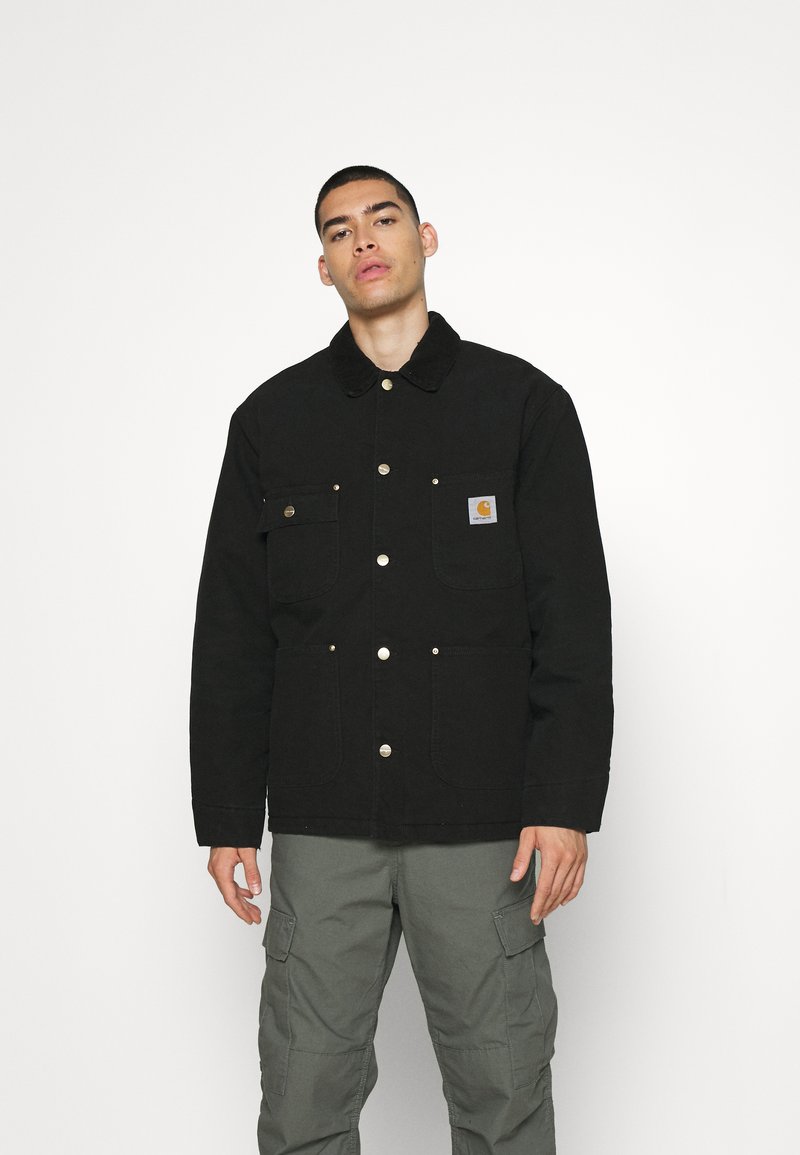 Carhartt WIP - CHORE COAT DEARBORN - Giacca da mezza stagione - black, Ingrandire