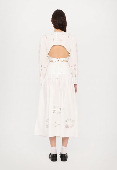 sandro SKIRT  - Maxi sukně - ecru