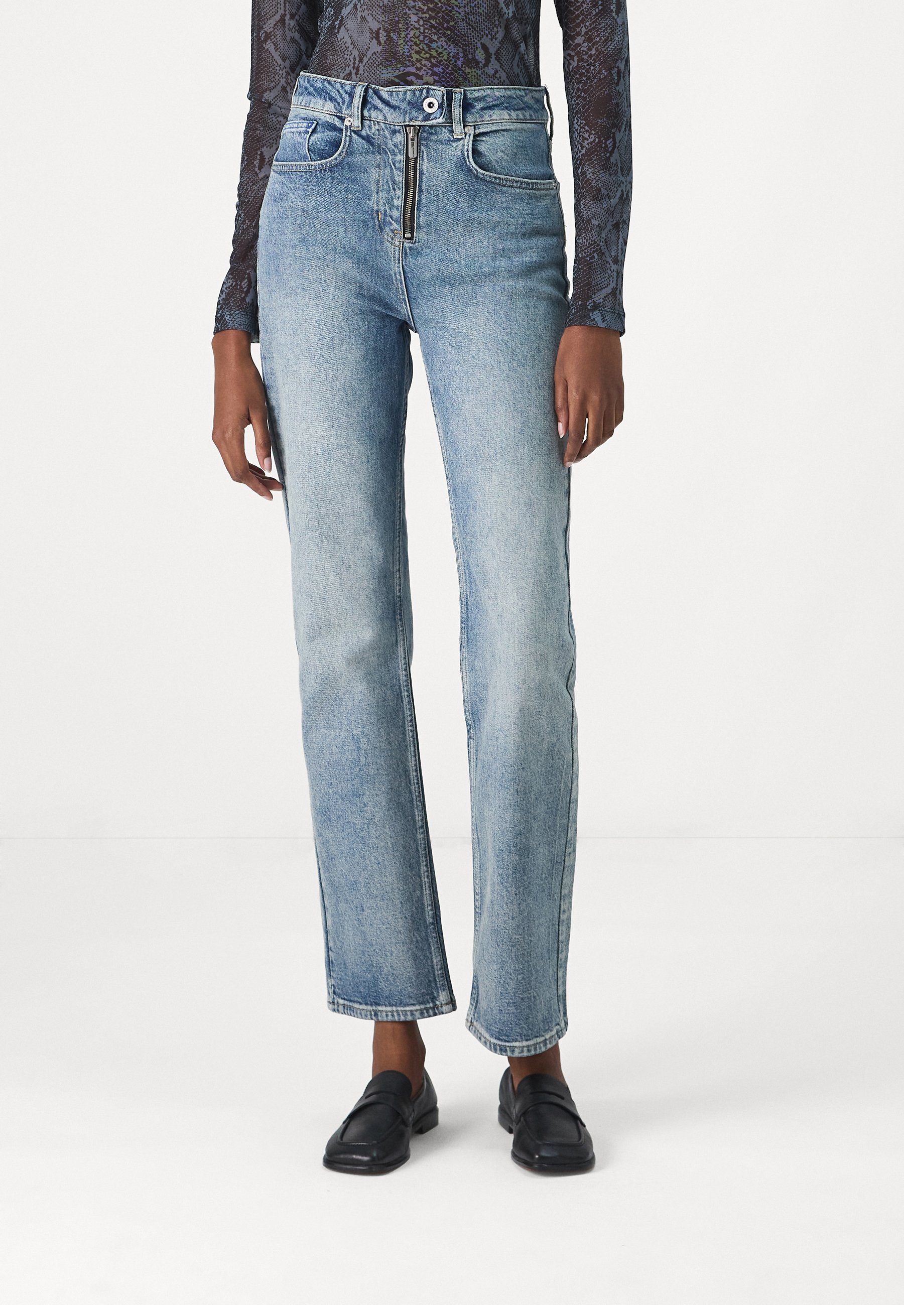 Jean Droit Karl Lagerfeld Taille M - Bleu Clair, Coupe Regular, Neuf Avec étiquettes