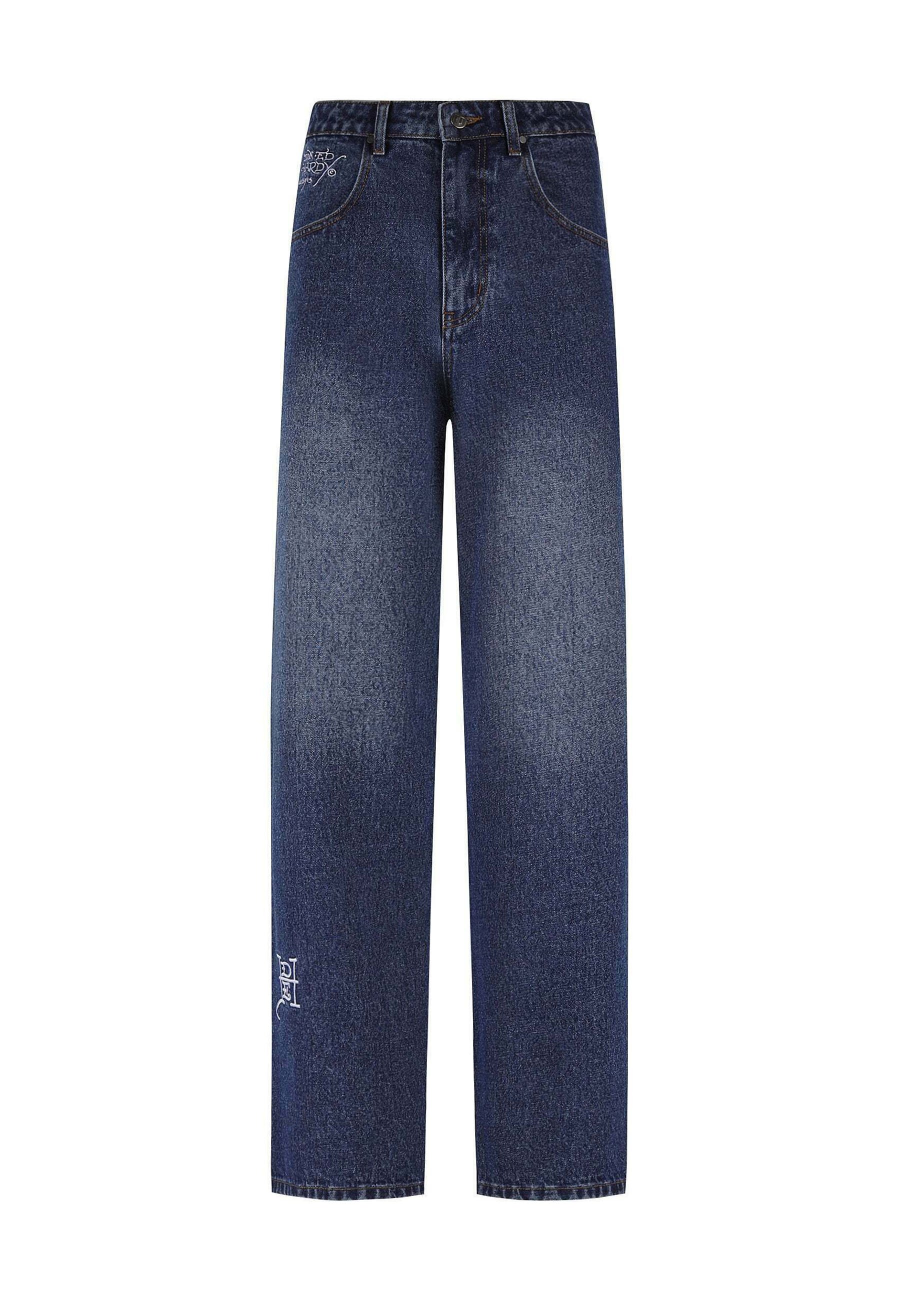 Ed Hardy EXPLODING SKULL XXTRA - Flared Jeans - indigo/blue