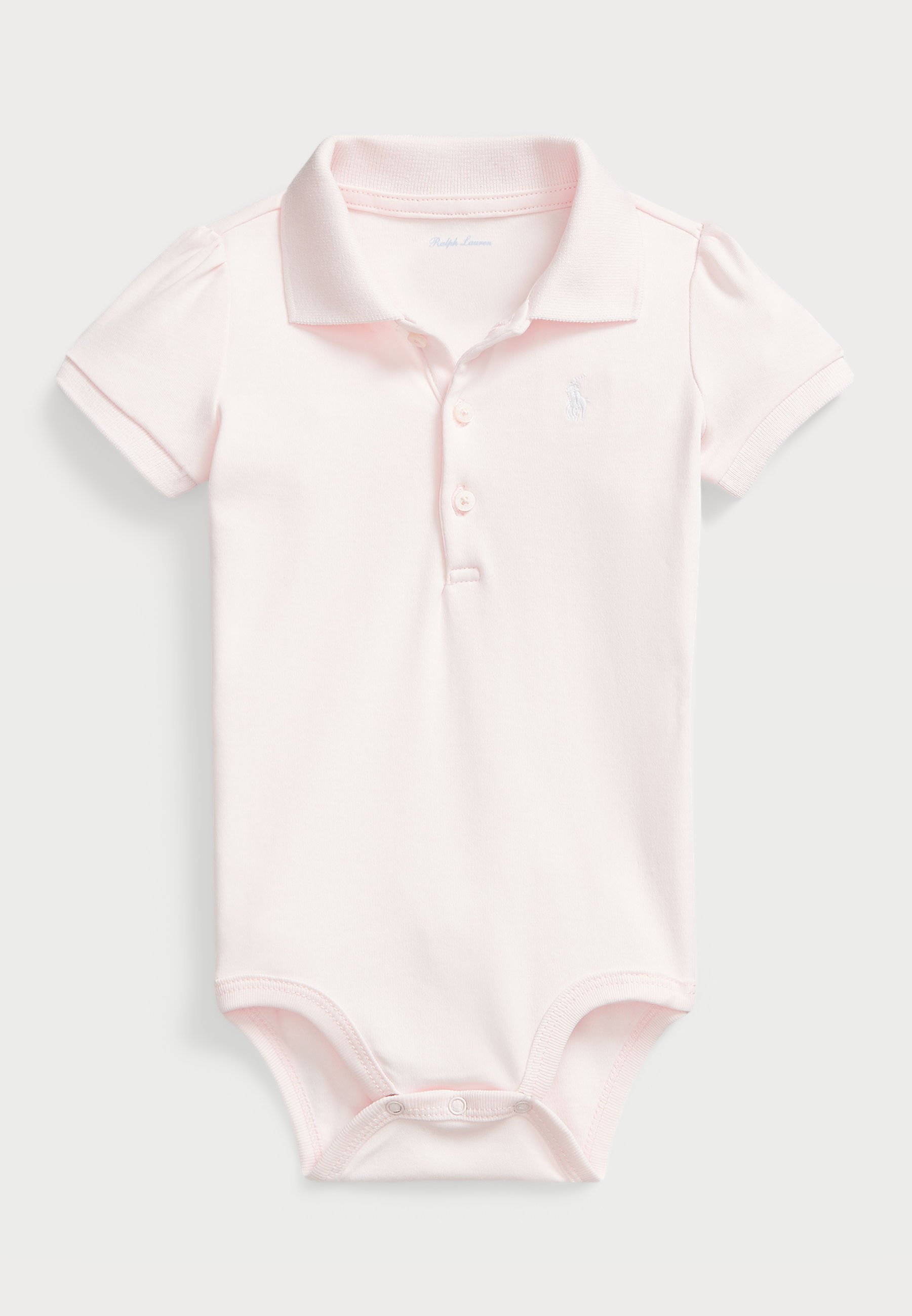Polo Ralph Lauren SOFT COTTON POLO BODYSUIT Body delicate pink