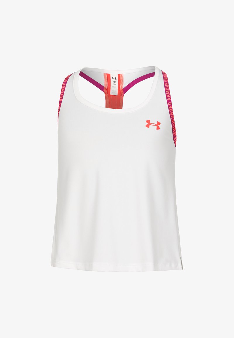 Under Armour KNOCKOUT - Topp - weiss rot