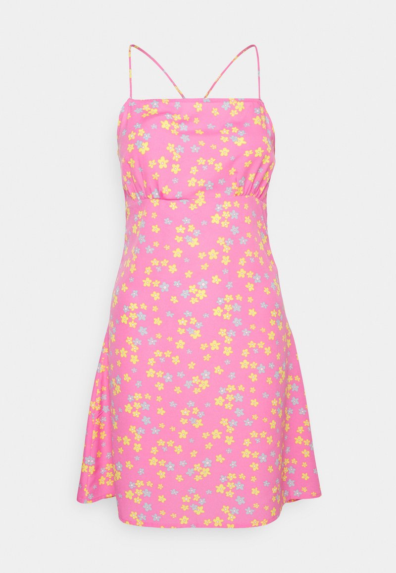 Pieces Petite Jurk donkerroze