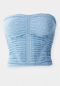 RUCHED BANDEAU - Linne - blue