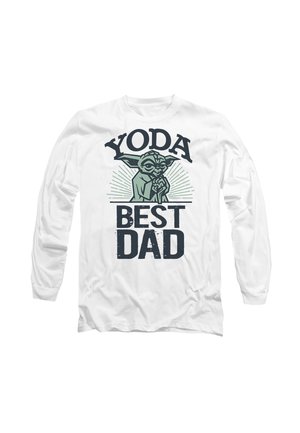 FATHER'S DAY YODA BEST DAD - Long sleeved top - white