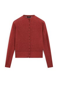 BUTTONED LONG SLEEVE - Cardigan - red