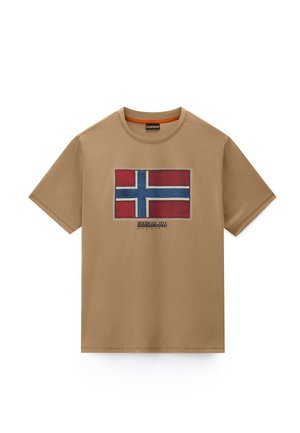 Napapijri, TIKI SS - T-Shirt basic - medium beige
