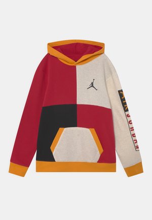 FLC PO HOODIE - Sweatshirt - black/red