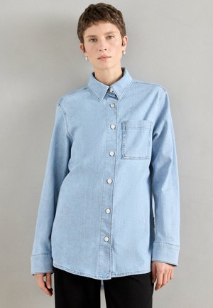 REGULAR FIT LONG LENGTH CHEST POCKET  - Cămașă - soft light blue wash