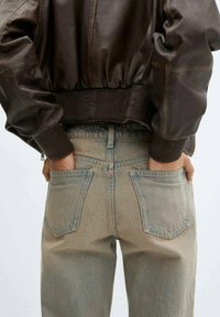 Mango Těhotenské džíny - blue denim