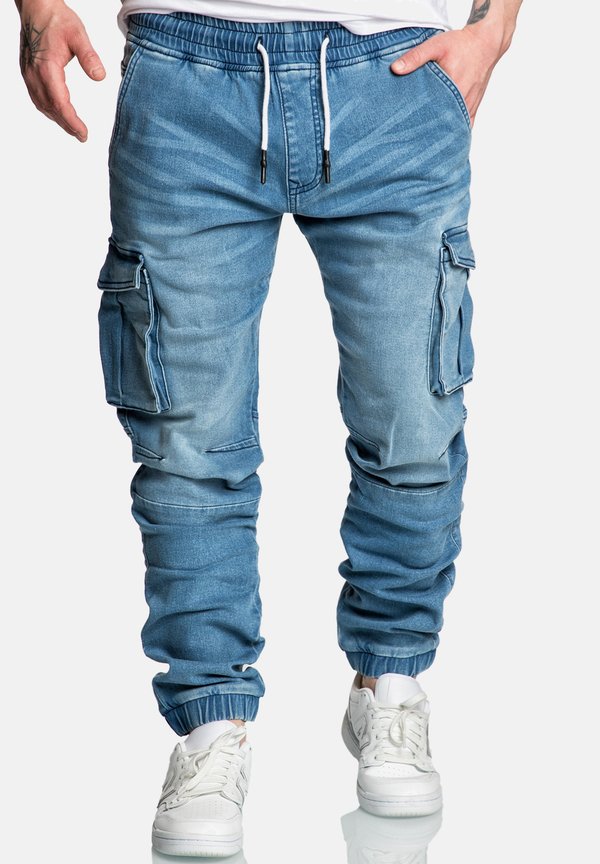 LÄSSIGE - Jeans Relaxed Fit - hellblau