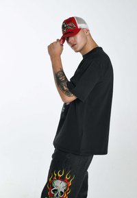 Ed Hardy LOVE-KILLS-SLOWLY - Print T-shirt - washed black