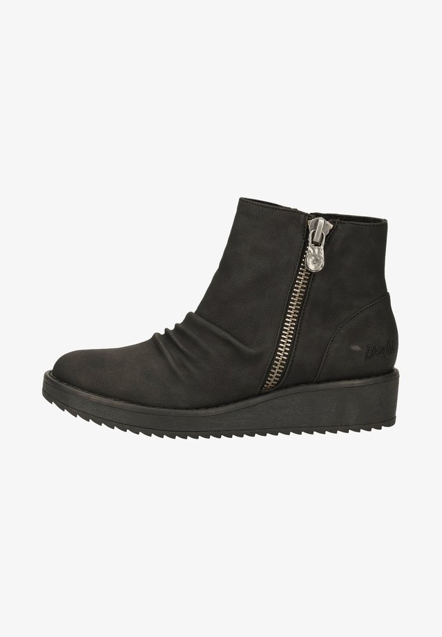 Bottines compensées - black utah